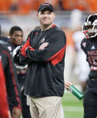 Carey s promotion to head coach of Northern Illinois University s football team was announced on December 2, 2012, just minutes before NIU and the nation learned that the team had earned a historic