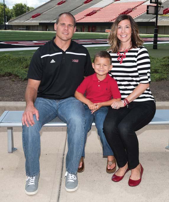 While overseeing the strength and conditioning efforts of the 17 Huskie Athletics teams and a five-person staff, Ohrt works primarily with the NIU football program.