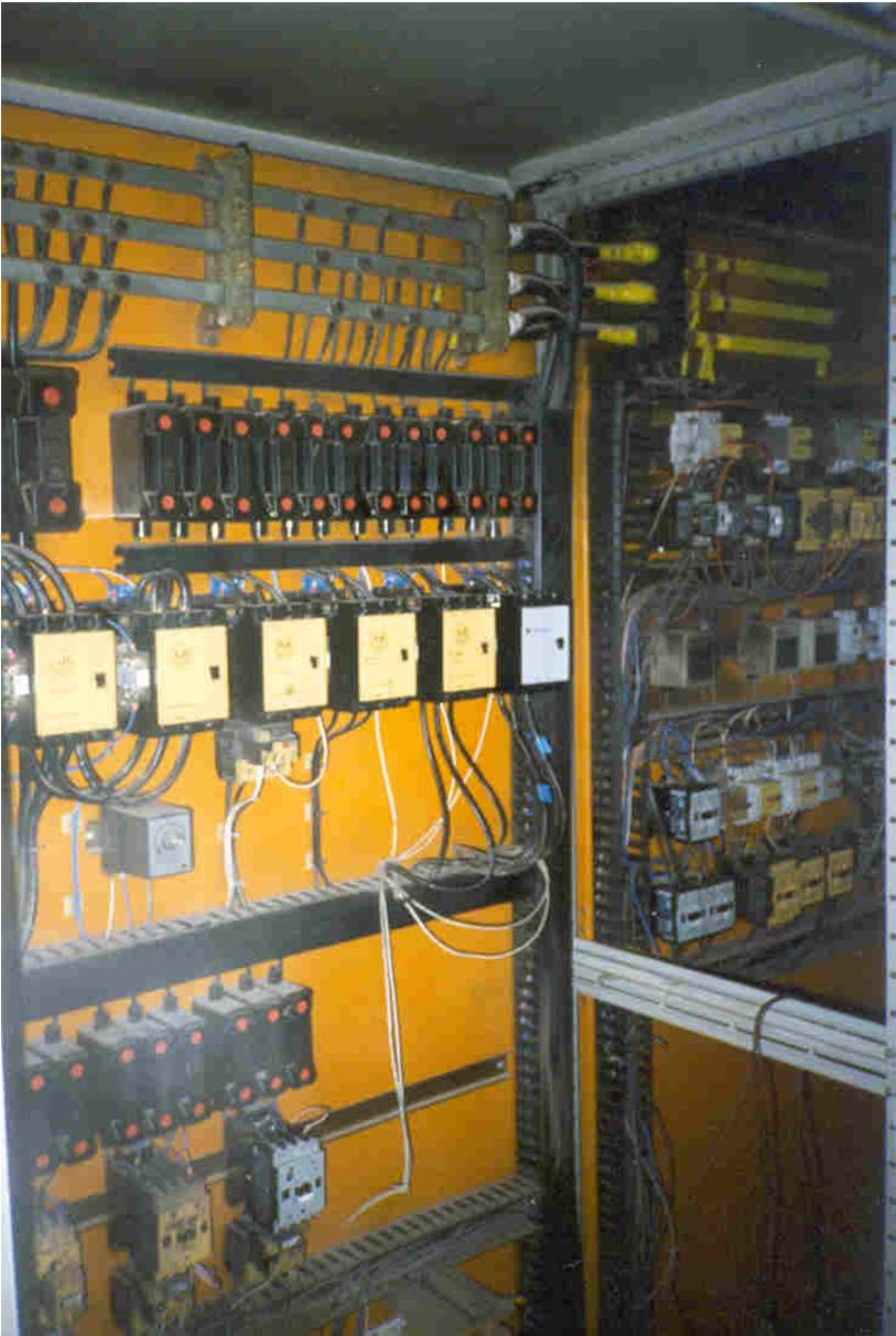Exposed 400 volt busbars If live working is allowed and can be justified then