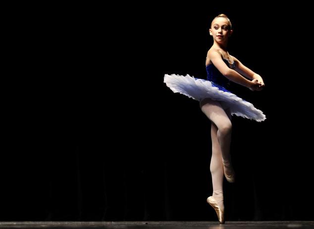 Samantha Srebnik performs in the classical category for the Youth America Grand Prix regional semi-finals at Dominican University Performing Arts Center in River Forest,
