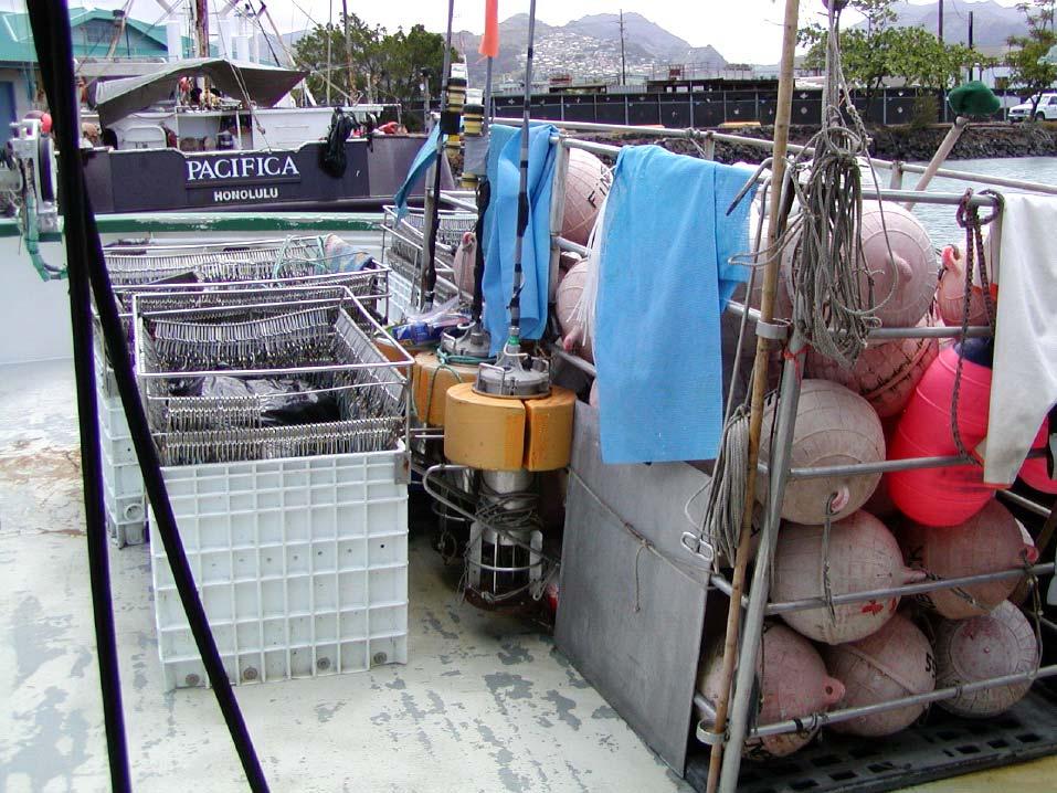 4. Gear storage Floats are typically stored as close as possible to the setting and hauling areas.