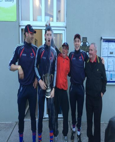 East Cork U21A Hurling Championship Final Erins Own 3-17 Aghada 1-11 U21 Hurling Manager Cathal O Mahony with his selectors Mark Collins, Billy Hegarty, Jack Sheehan & DD Sheehan Killeagh were the