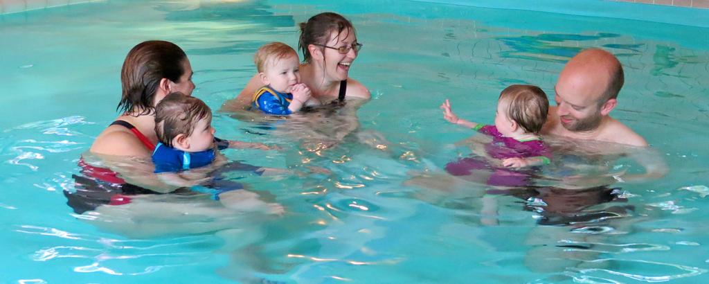There is no requirement to provide a pool in which the parents can swim and as the parents are often holding the child and walking in the water it can be inconvenient for the water to be too shallow.