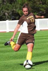 2009: Cosgrove started in all but one Cowgirl game as a freshman and was tied for second on the team in goals scored with three.
