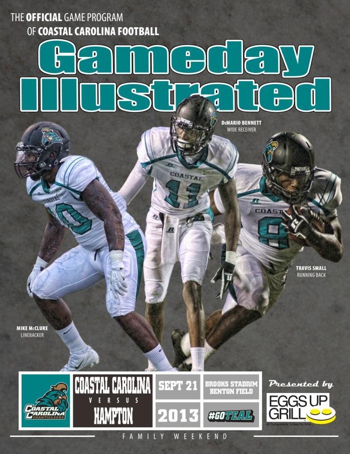 Print Opportunities Game-Day Programs CCU Athletics distributes free game programs at all home football, basketball, and baseball