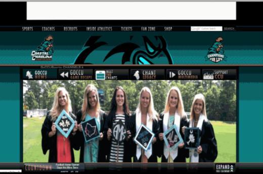 Internet Opportunities GoCCUSports.com Be the official sponsor of your favorite CCU team on goccusports.