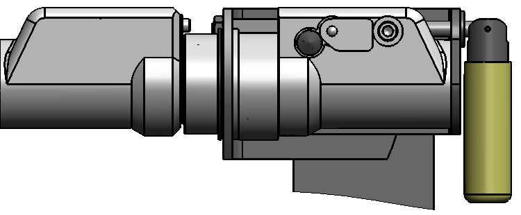 RECONNECTION AFTER SEPARATION (CONT D.) 6. Pry the Coupler latch in the direction shown to compress the spring.