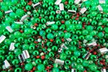 CANDY GREEN MIXED BEADS