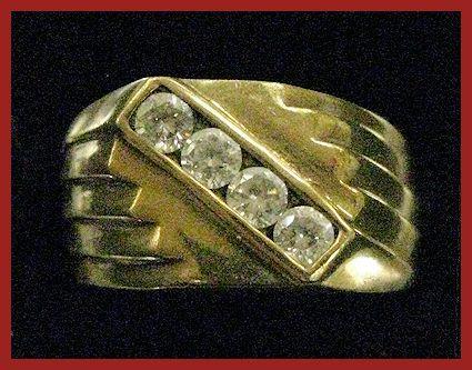 JEWELRY 1 st Place Bill Green: 14kt Gold Ring w/