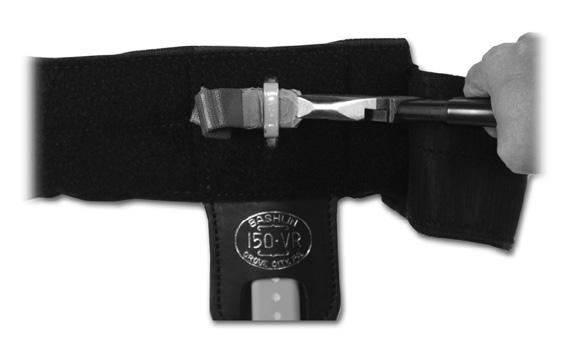 Hook-n-Loop Pad Attachment (145-V or 150V series pads) With the top slide