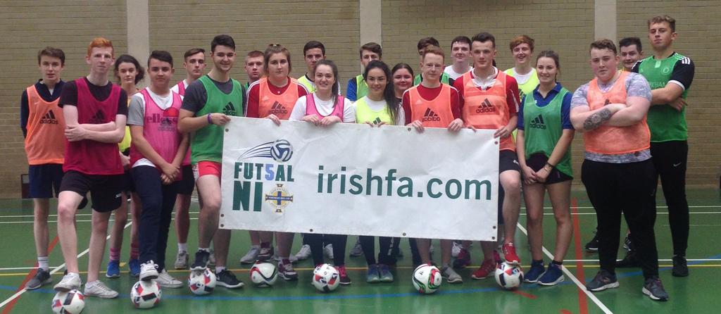 Futsal The IFA first post primary futsal competitions was launched back in October.