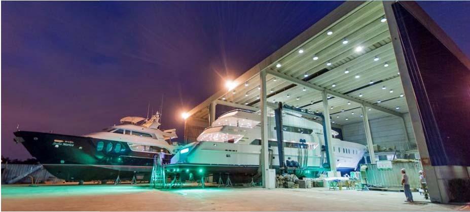 The shipyard: The shipyard to build the project should have a great knowledge in aluminum construction, with a good reputation in the motor yacht market, good size (not too big and