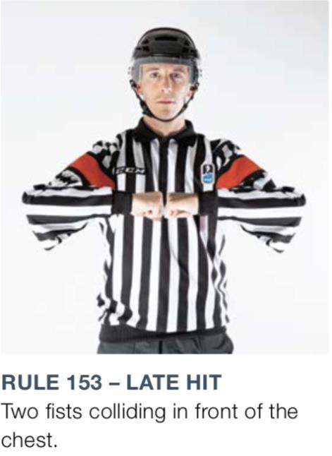 RULE 153 LATE HIT The initial proposal was made to replace the timebased evaluation when a player is allowed to make a check with an evaluation by distance.