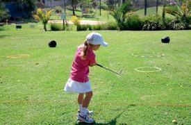 I ve already mentioned the single most important factor when introducing your child to golf is, FUN. As equally important is the length, weight and hitting space of the club your child is using.