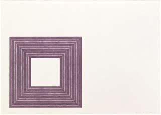 9 cm) Edition of 100, #60 FS72-445 $6,000* frame: $375 Frank Stella Hollis