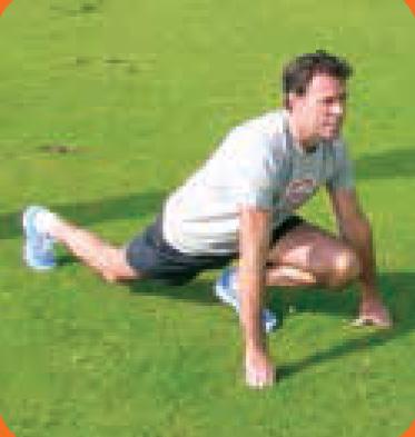 After your cool down jog is the best time to do some stretching.