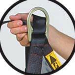 pre-use inspection of the components, webbing, stitching and