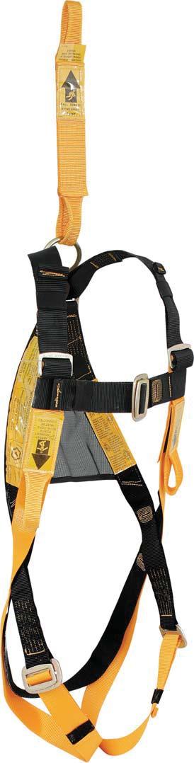 B-Safe Harnesses HARNESS BH01121 HARNESS BH01124 Fall arrest indicator Computer controlled stitch pattern gives uniformity Extension strap on large stand off rear Dee Computer controlled stitch