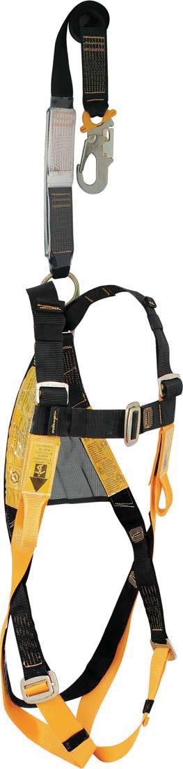 B-Safe Harnesses HARNESS BH01151 Anti roll-out design Integrated 2m Webbing energy absorbing lanyard HARNESS BH02020 Fall arrest indicator Extension strap on the large stand off rear Dee Computer