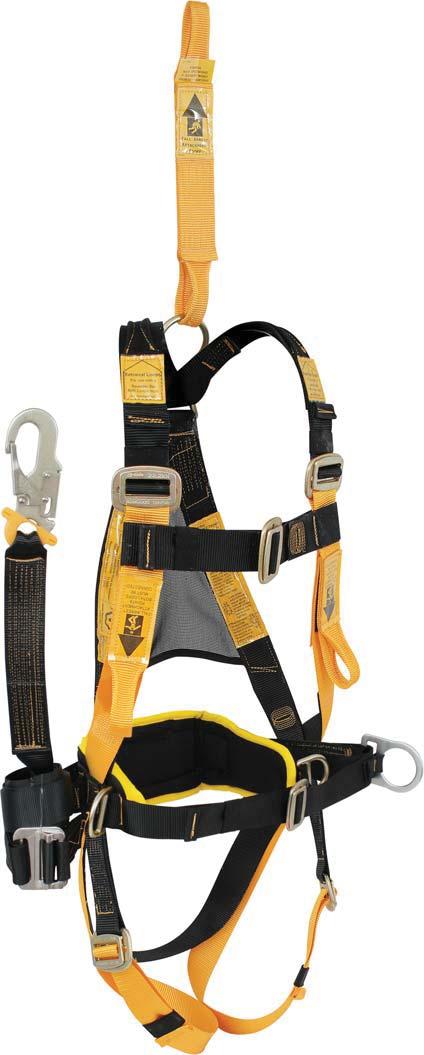 B-Safe Harnesses HARNESS BH04055 Fall arrest indicator Extension strap on the large stand off rear Dee Computer controlled stitch pattern gives consistent uniformity Confined space tab / loops All