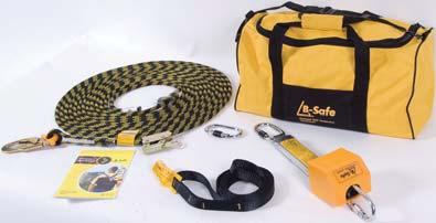 BH01120 Harness BL01112 2m energy absorbing Lanyard BS010115A Rope and Grab BP03101.
