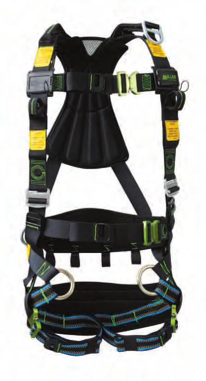 MILLER HARNESS WEBBING The Miller range of harnesses feature different types of webbing that can handle almost any industry, environment and application.