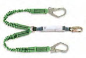 Miller Flame Retardant Lanyard with Energy Absorber Designed for use in applications where hot sparks or molten materials may come in contact with the lanyard.