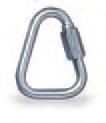 566 SCREWGATE 566-10 SCREWGATE PACK OF 10 Karabiner 65mm Opening > Drop forged alloy. > Twist to open. > 35kN strength.
