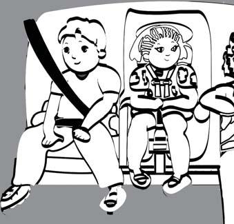 .. With kids in cars on the go, safety seats should face the rear, Until 20 pounds and 1 year.* *(See TN Child Passenger Safety Laws on page 9.