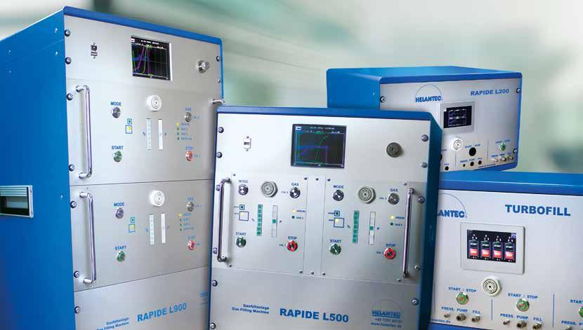 6 Unique acceleration A precise control of the filling process is particularly important for large IG units. Consequently, we have developed the universal RAPIDE fast gas filling series.
