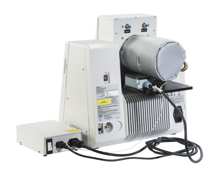 FT-IR SOLUTIONS FOR LABORATORY AND PROCESS GAS PHASE MEASUREMENTS 9 01 ABB MB Series heated gas cell: process version (left) and laboratory version (right).
