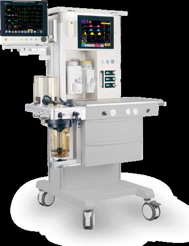 Configurations Display Gas supply Selectatec bar ACGO 12 inch TFT LCD touch screen, 800 x 600 pixels O2, N 2O, AIR Dual positions Large workbench Two-sided guide rails for patient monitor, support