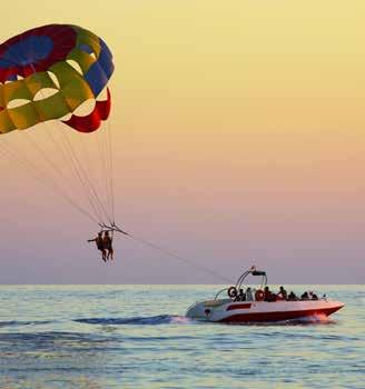 DO: While lounging in the sand and surf day after day is some folks ideal, others need a little more action. The go-getters of the group will enjoy: Parasailing.