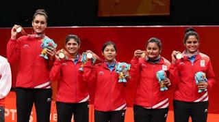 CWG 2018: Indian Women s TT Team Wins Gold र ष
