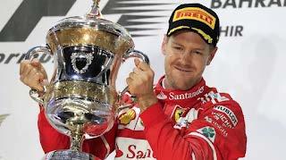 Sebastian Vettel Wins Bahrain Grand