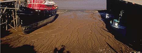 tidal currents are called tidal flats Occasionally form tidal