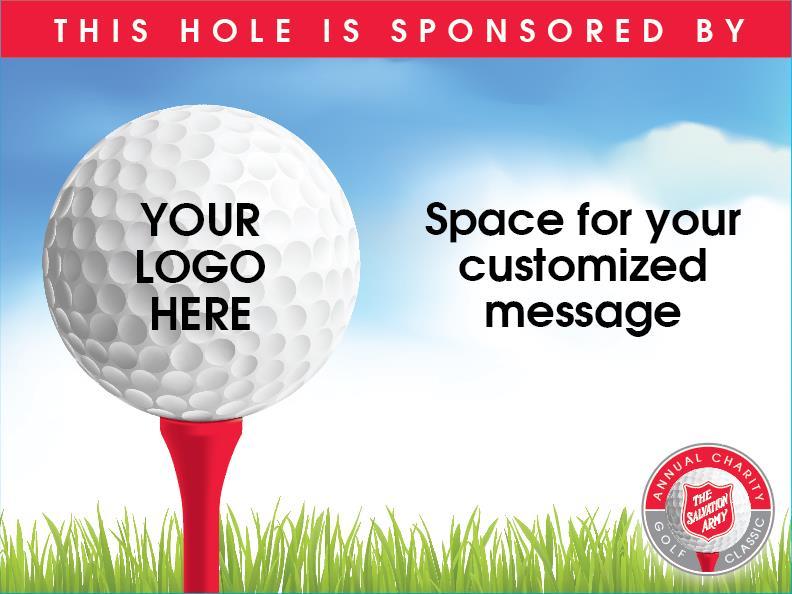 Sponsorship Signs Options for customized