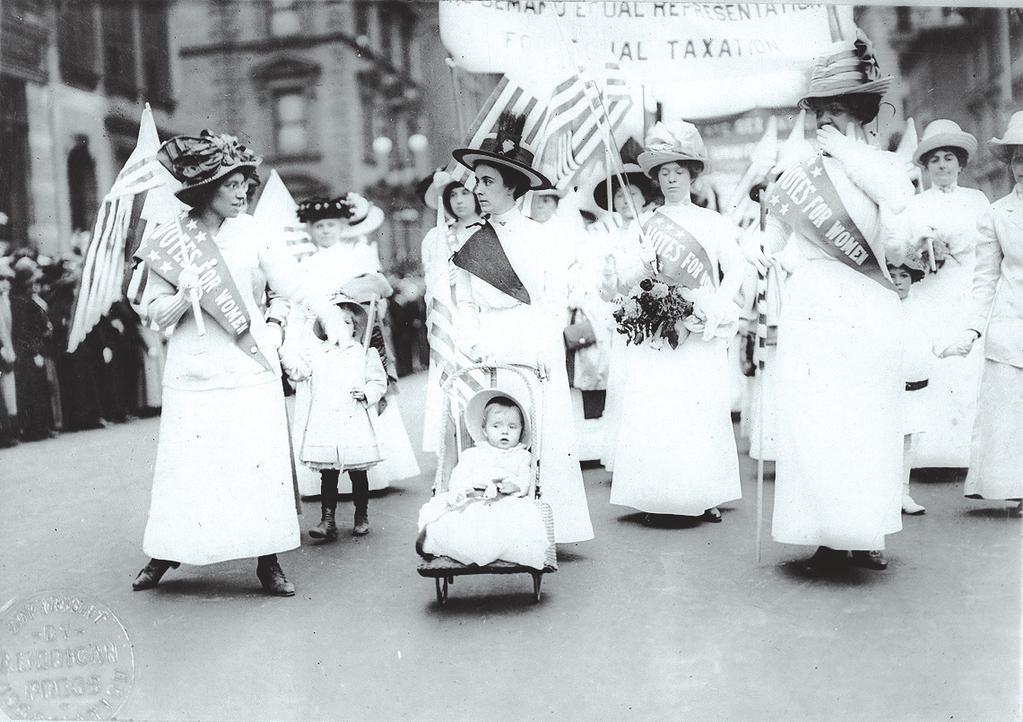World, Chapter 21 suffragettes marching Great Britain