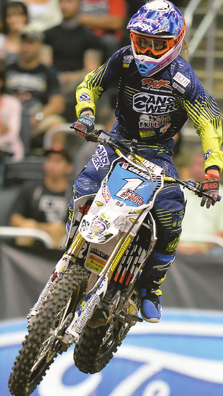In 2009 I just got a fill-in ride for Trey Canard on the Geico team.