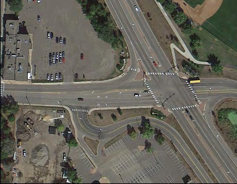 4.4.4 - Illustrative Intersection and Crossing Improvements (continued) Bottineau Boulevard and 36th Avenue N Recommendations Description of Problem Three Rivers Park District will soon install the