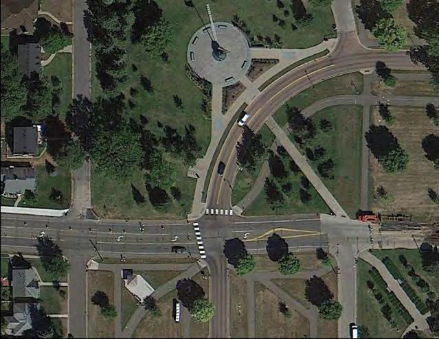45th Avenue N and Victory Memorial Drive Recommendations 4.4.4 - Illustrative Intersection and Crossing Improvements (continued) Description of Problem The trail crossing at Victory