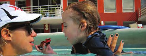 Swimming Lesson Plans BLOWING BUBBLES Blowing Bubbles is the first exercise used for teaching your child breath control.