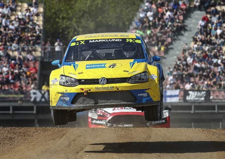 Photo credit: Bastien Roux Sweden Two races and two podiums for Marklund Motorsport team Swedish rallycross team Marklund Motorsport defends its 2017 European FIA Rallycross Championship title on the