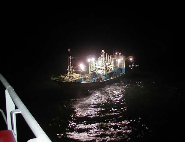 metres of cableships engaged in operations