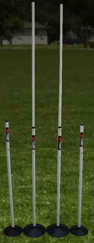 GART- 0011 Australian Rules Football Goal Post with Spring & Spike Superb quality Aussie Rules post with spring & spike.