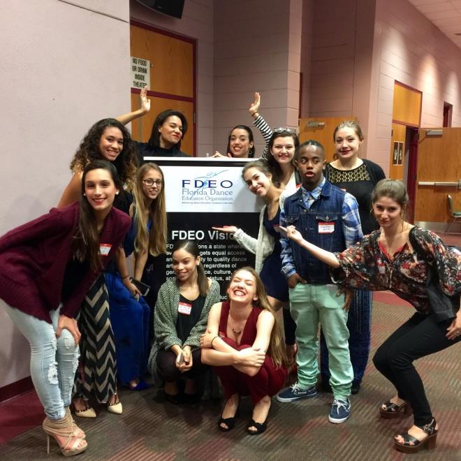A&M NHSDA members at the FDEO Friday evening mixer.