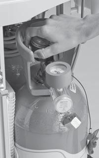 Changing INOMAX Cylinders may activate the Two Cylinders Open alarm until the empty Note: If using the INOmax DS IR Transport Regulator/Cap Assembly, transfer the cap from the exhausted INOMAX