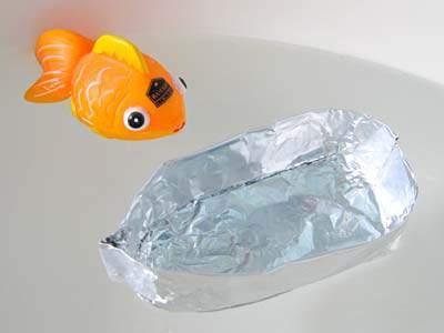 Activity Build Your Own Ship! 1. Cut a square or rectangle of foil. 2.