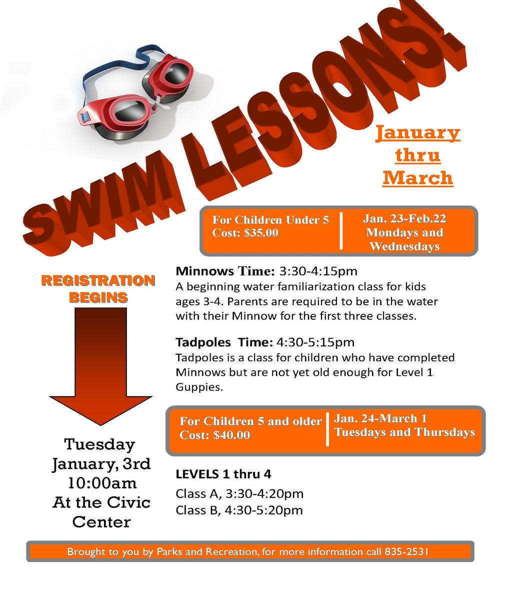 7 THE VALDEZ POOL Become a SWIM INSTRUCTOR Learn to teach children how to swim and possibly get a job at the Valdez Pool! Dec 19-29 Tues-Thurs 3:00-5:30pm FREE!