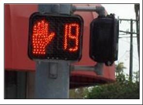 Countdown Pedestrian Signals Legibility and Comprehension without Flashing Hand Preliminary Findings: Legibility 20 participants with low vision (20/70 to 20/200) served as participants At a 40 foot
